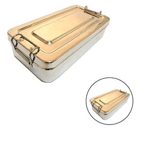 Surgical Hospital Hollow Ware Utensils Reusable Instruments Tray LID Neurosurgery Instruments Lock ISO Manual by <b>Blush</b> surgical - Product Image 6
