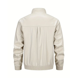 Chaqueta de Cuero Personalizada para Hombre, Diseño Clásico de Motocicleta, Logotipo OEM, Cuero Duradero de Primera Calidad, Ropa Exterior de Moda para Motociclistas - Product Image 2