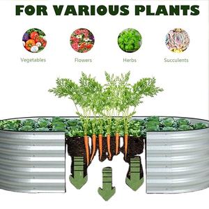 High Quality Galvanized Stainless Steel <b>Metal</b> <b>Raised</b> Garden <b>Bed</b> OEM ODM Outdoor Gardening Equipment Factory Price Wholesaler - Product Image 3