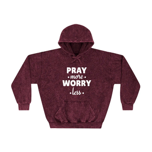 Custom Acid Washed Heavyweight Cotton Fleece Vintage Oversized Pullover Hoodie with Front Pocket Regular Fit Unisex Eco-Friendly - Product Image 2