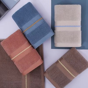 Toalla Facial Personalizada de Lujo, Toalla de Baño de Algodón Suave de Secado Rápido, Textura Lisa, Fabricante al por Mayor, Algodón a Rayas - Product Image 6