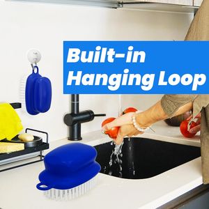 Set di 2 Spazzole Antiscivolo per Frutta e Verdura, Spazzola per Pulire Patate e Ortaggi - Utensili per Frutta e Verdura - Product Image 2