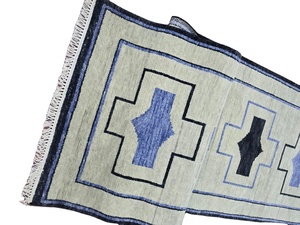 ซื้อ100% ขนแกะคุณภาพสูงแบบดั้งเดิมพรมสี่เหลี่ยมขนาด2.8x12พรมสำหรับห้องนั่งเล่นพรมผ้าฝ้าย - Product Image 3