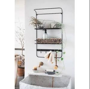 Panier rectangulaire tissé à la main avec cadre en fer robuste, idéal pour l'organisation des comptoirs de salle de bain ou de chambre, un indispensable pour l'organisation des étagères. - Product Image 4