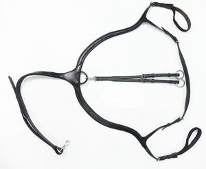 Pechera de Cuero de Alta Calidad de 5 Puntos con Parches de Piel para Mayor Comodidad del Caballo - Product Image 4