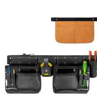 Sacs à outils en cuir - Multiples poches, sangle réglable, imperméables, OEM disponible |   Rangement robuste et confortable pour électriciens