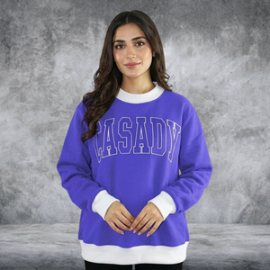 CASADY NAVY BLUE Winter Men's Women <b>Mock</b> <b>Neck</b> Shirt 100% Cotton Applique Embroidery Vintage Style Zipper Quick Dry Breathable - Product Image 6