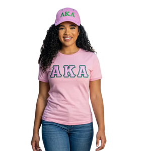 Gorra de Béisbol con Escudo Bordado en Rosa y Verde, Ajustable, de Sarga de Algodón, con Diseño de Letras Griegas, Gorra Deportiva Informal - Product Image 2