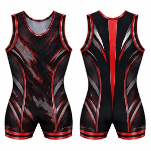 Wholesale <b>Wrestling</b> <b>Singlets</b> for Men Boys Custom Printed Team Uniforms Breathable Stretch Training Competition Wear - Product Image 1