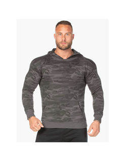 Sudaderas con Capucha Negras de Algodón Grueso Personalizadas para Hombre, Bordadas con Impresión Digital, Estilo Urbano, Venta al por Mayor para Invierno - Product Image 1