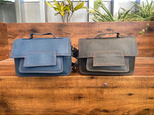 Nouveau mini sac à bandoulière en cuir recyclé pour femmes sac à bandoulière de créateur de luxe en cuir coloré petits sacs à main - Product Image 5