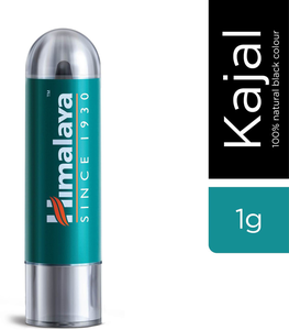 Lápiz Kajal Herbal Himalaya, Negro Intenso, Acabado Mate, Delineador de Ojos de Larga Duración, Aplicación Suave 1g - Product Image 2