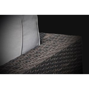 Chaise de patio confortable entièrement assemblée avec coussins moelleux pour la détente en plein air - Product Image 4
