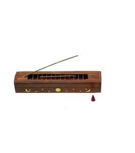 Vintage Handmade Wooden <b>Incense</b> Burner <b>Holder</b> For Meditation Yoga Aromatherapy <b>Stick</b> <b>Incense</b> Decorative Tray - Product Image 1