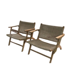 Chaise moderne en rotin et osier pour café, restaurant et événementiel Chaises de salle à manger en bois Fauteuil de haute qualité - Product Image 1