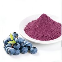 Premium Kwaliteit Natuurlijk Blauwe Bosbes Fruitpoeder 100% Zuiver Vriesgedroogd Blauwe Bosbes Poeder Rijk aan Antioxidanten & Mineralen