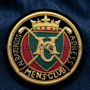 Parche Bordado Circular de Albatros para Hombre, Diseño Clásico para Prendas de Vestir - Product Image 2