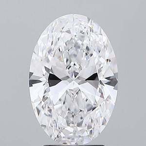 Diamante CVD cultivado en laboratorio, de forma ovalada, color blanco, claridad VVS, certificado por IGI, para la fabricación de joyas, anillos o pendientes. - Product Image 4