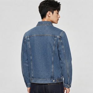 <b>Men</b> Lightweight <b>Denim</b> <b>Jacket</b> Soft Cotton <b>Denim</b> Fabric Breathable Construction Button Closure Comfortable Fit Everyday - Product Image 2