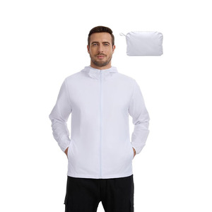 Chaqueta Cortavientos Plegable para Hombre, Ligera, Resistente al Viento y al Agua, con 2 Bolsillos - Product Image 1