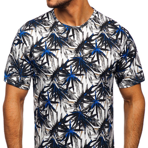 T-shirts personnalisés pour hommes avec logo imprimé par sublimation, 100% coton, écologiques, séchage rapide, motif uni, meilleur matériau, service OEM, pas cher - Product Image 5