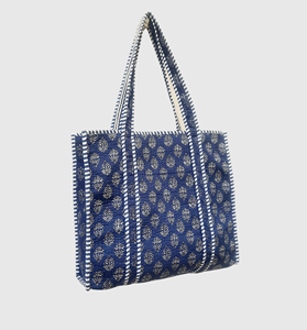 Sac fourre-tout en coton brodé bohème, ouvert en dessus, pour femmes, sac de shopping, utilisable toute l'année - Product Image 5