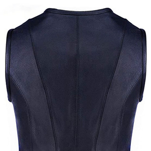 Chaleco de Cuero para Mujer con Logotipo Personalizado, Chaleco de Cuero Auténtico Suave, Estilo Personalizado, para Motociclistas, Viajes y Actividades al Aire Libre - Product Image 5