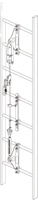 Nouveau guide-câble vertical en acier inoxydable pour palans de construction avec chaîne manuelle pour applications en commerce de détail et usines de fabrication