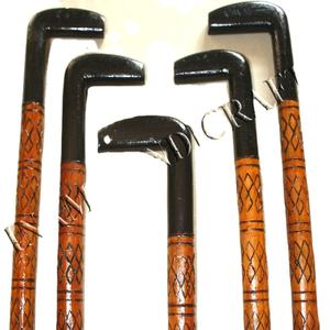 Bastones de madera con mango de madera para caminar, bastones para caminar de madera con mango de madera, para ancianos - Product Image 1