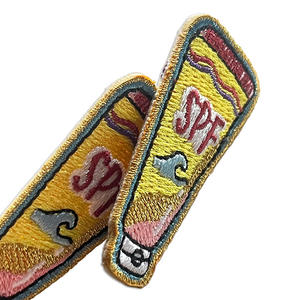 Handmade Cherry Embroidery Patches <b>Cute</b> Chenille Iron On Fabric Patches for <b>Clothing</b> Jackets Hats Bags Backpacks Fashion Garment - Product Image 2