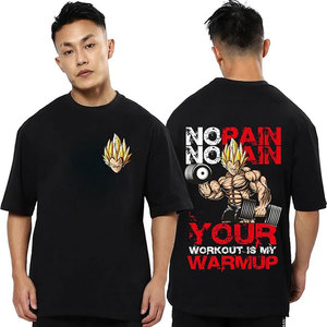 Camiseta de gran tamaño lisa de algodón 100% con logotipo 3D de espuma personalizado de peso pesado para hombre para Camiseta con estampado de hojaldre en patrón sólido - Product Image 1