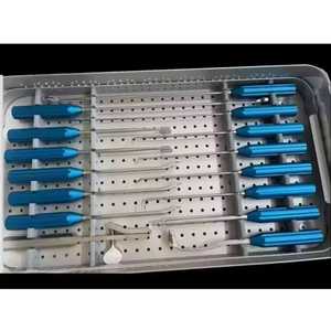 ชุดเครื่องมือผ่าตัดกระดูกและข้อสเตนเลสสตีล SALAAR INDUSTRY สำหรับการผ่าตัดข้อเข่าด้วยกล้อง ได้รับการรับรองมาตรฐาน CE เครื่องมือผ่าตัดแบบแมนนวลสำหรับการผ่าตัดทั่วไป - Product Image 3