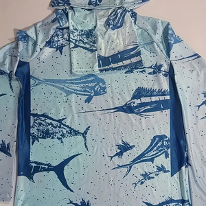 Vêtements de pêche personnalisés avec logo, légers, respirants, à manches longues, anti-UV, séchage rapide, protection solaire UPF50 - Product Image 6