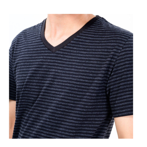 T-shirts de haute qualité pour hommes, logo personnalisé, 100% coton, col en V, coupe classique, séchage rapide, respirant, ECHO EDGE APPAREL, streetwear - Product Image 6