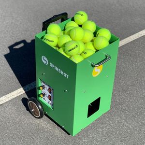 Machine à lancer des balles de tennis avec design portable, lanceur automatique de balles et paramètres d'entraînement réglables - Product Image 4