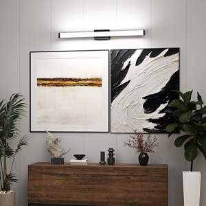 Modern Black LED <b>Vanity</b> <b>Lights</b> Bar 41-inch Bathroom <b>Light</b> Fixtures for Bath Over <b>Mirror</b> Bathroom <b>Vanity</b> Lighting - Product Image 2