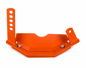 ขายึดอะลูมิเนียมสีส้มแบบกำหนดเอง ผลิตด้วยเครื่อง CNC ปรับได้ แข็งแรงทนทาน - Product Image 1