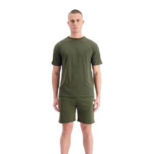 Fashionable Men Two Piece Set Trendy Breathable Cotton <b>Short</b> Sleeve and Matching <b>Shorts</b> Ideal for or Fitness wholesale rate - Product Image 5