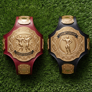 Cinturón de Campeonato de Boxeo Profesional, Cinturón de Artes Marciales, Cinturón de Campeonato Unisex para Entrenamiento, Cinturones de Competición para Fisicoculturismo - Product Image 1