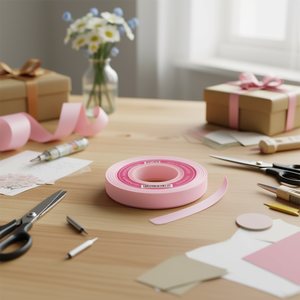 ริบบิ้นอิลน์ โกรสเกรน 1.0 ซม. 15 หลา สีชมพูโรซ่า L05/0004 - Product Image 2