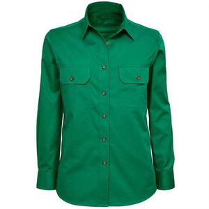 Chemise de travail personnalisée pour femme à manches longues, unie, coupe ajustée, formelle, pour le bureau - Product Image 4