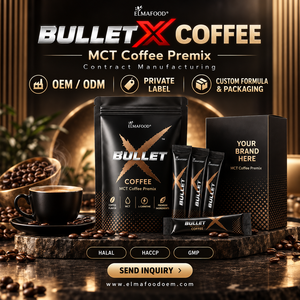 กาแฟคีโตสำเร็จรูป MCT พลังงานสูง น้ำตาลต่ำ ควบคุมน้ำหนัก กาแฟพร้อมชงสำเร็จรูป รับผลิตแบบ OEM แบรนด์ส่วนตัว มาเลเซีย - Product Image 1