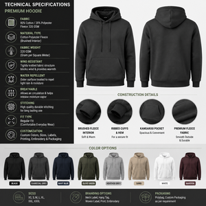 เสื้อฮู้ดผู้ชายสีเทา ผ้าฝ้าย 100% เฟรนช์เทอร์รี่ ทรงปกติ สวมใส่สบาย มีกระเป๋า ดีไซน์สำหรับฤดูใบไม้ร่วง - Product Image 3