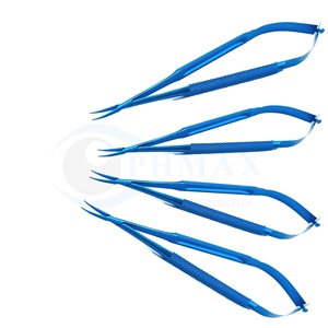 Portaagujas Oftálmico de Aleación de Titanio de Alta Calidad, Pinzas de Precisión para Sujetar Agujas sin Bloqueo para Cirugía Ocular, Aprobado por CE - Product Image 4