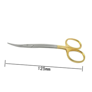Ciseaux de coupe de couronnes dentaires en acier inoxydable Lee Tech Trading LTT-DS-90, approuvés CCC, droits et courbés, instrument chirurgical - Product Image 6