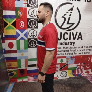 Unisex Plus Size Norway Flag <b>Soccer</b> Jersey Red Short Sleeve Norwegian Cross Graphic Football T-Shirt 100% Polyester - Product Image 3