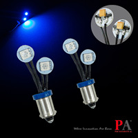 Ampoule LED HYUGA anti-ghosting pour machine à pinball et machine à griffes, type BA9s T10 6.3V 2SMD, personnalisable, flexible, AC/DC