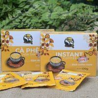 Café instantané 3 en 1 prêt à boire, disponible en gros auprès du fabricant, sachets de 17g, 10 sachets, sans sucre, avec crème non laitière, OEM/ODM