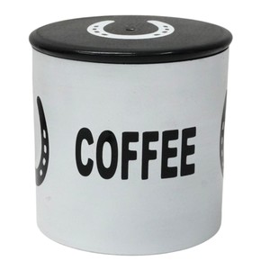 Ensembles de rangement et de conteneurs décoratifs pour la cuisine, contenants en métal pour le thé, le café et le sucre, pots cylindriques et boîtes à motifs équestres - Product Image 5