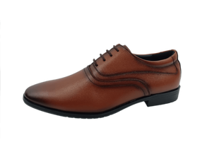 Zapatos Oxford de Vestir para Hombre, Color Marrón, Piel de Oveja, con Cordones, Punta en Pico, para Oficina y Carrera Profesional, Color Sólido, Suela TRP, para Todas las Temporadas - Product Image 4